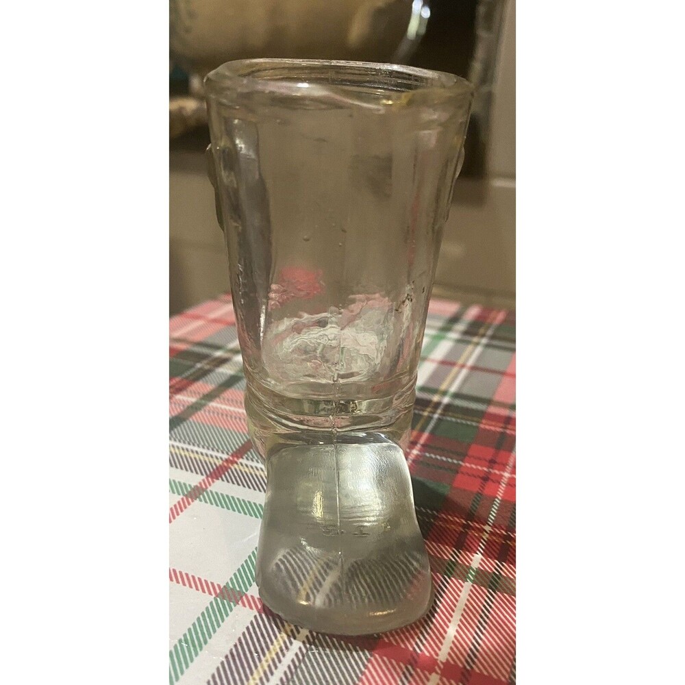 Vintage Glass Candy Container Boot - Picture 3 of 4